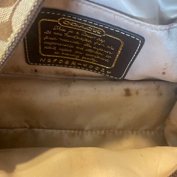 Coach Mini Bag with Metallic Stripe. - Picture 4 of 5